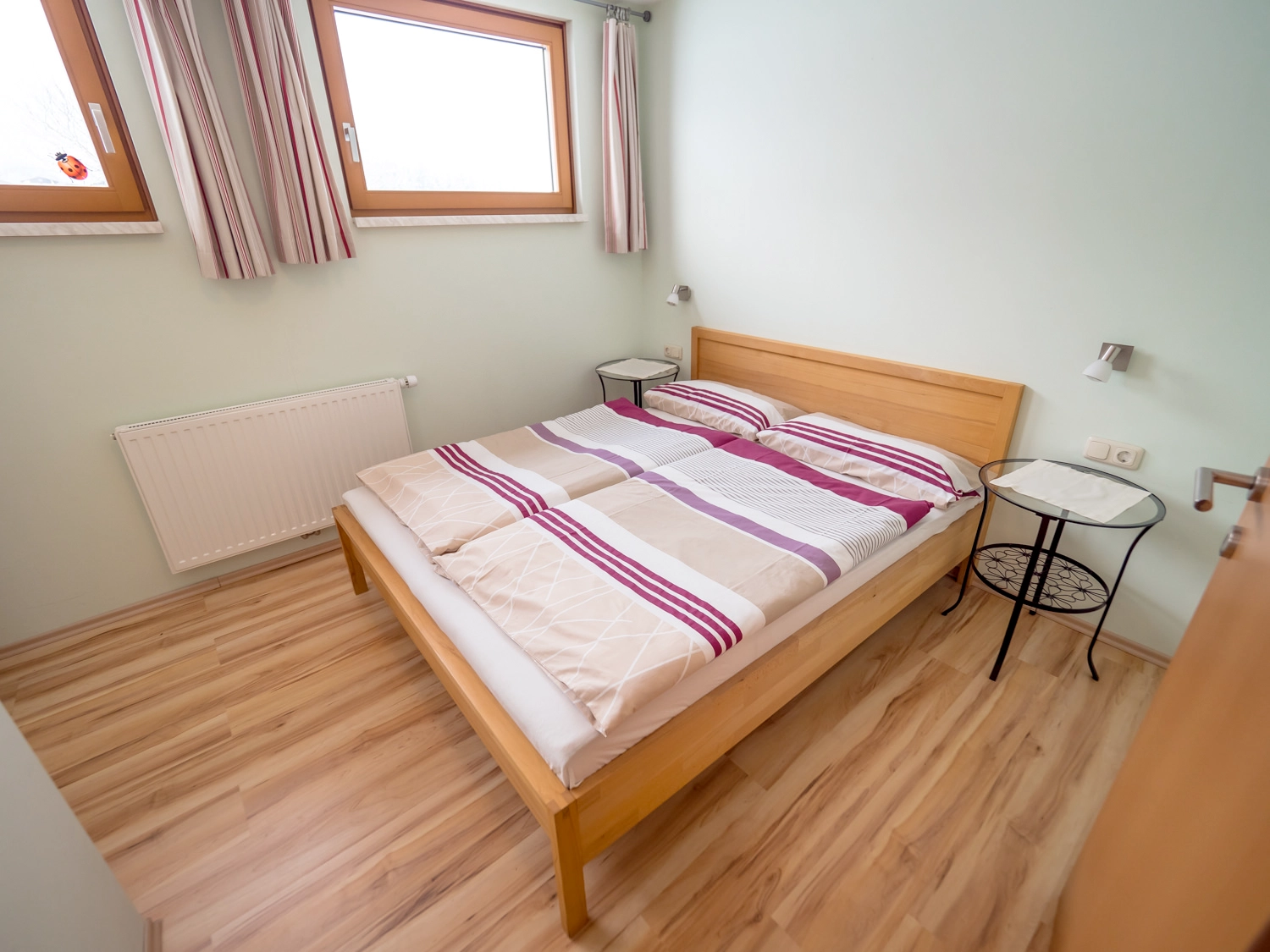 Schlafzimmer 1 der Ferienwohnung Minni