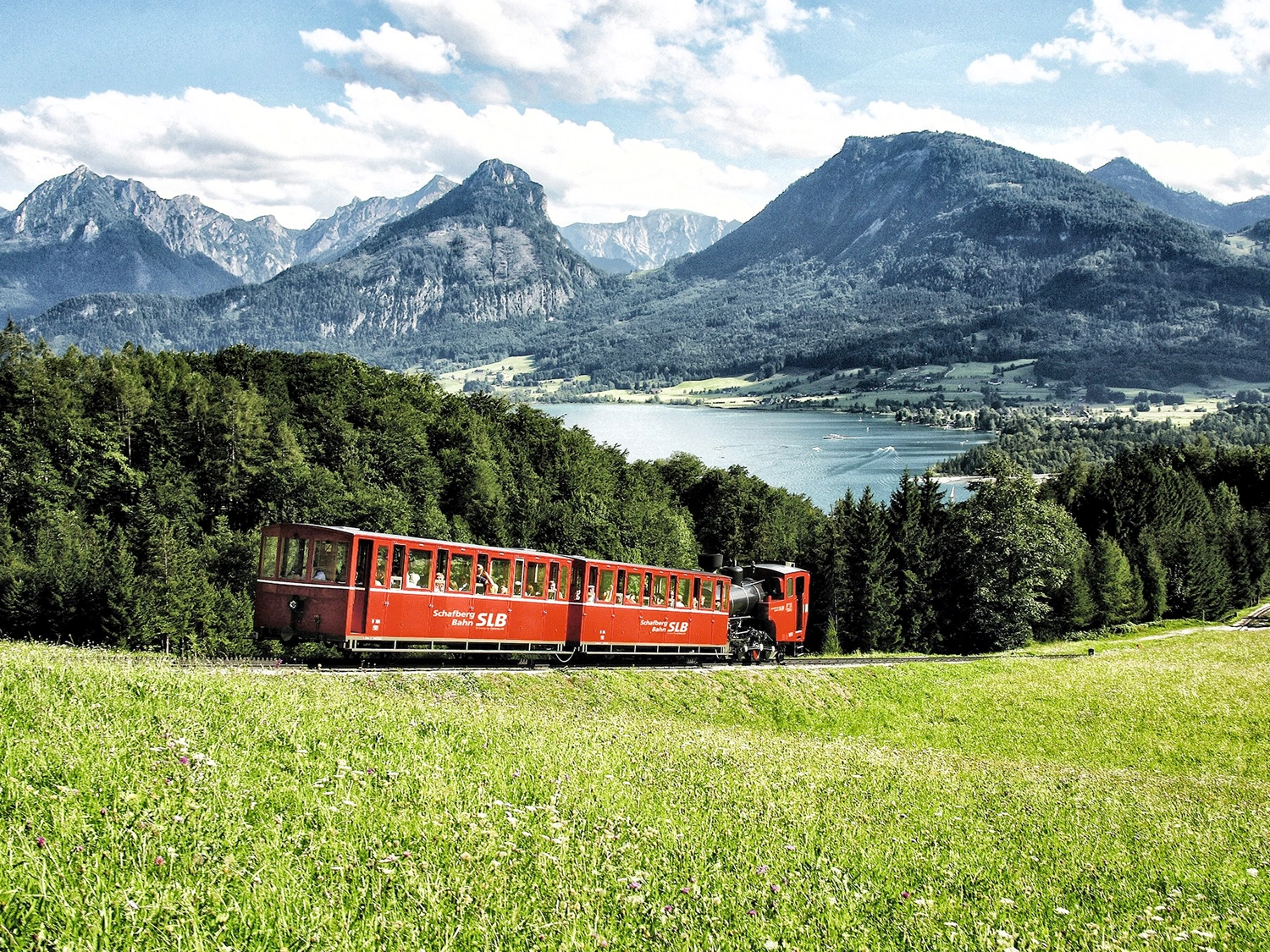 Seen und Berge im Salzkammergut